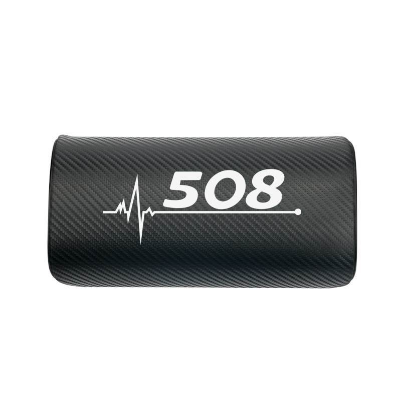 Coche cuello almohada ambos lado de la pu de cuero reposacabezas para Peugeot 206, 207, 208, 306, 307, 308, 407, 408 508 3008 accesorios de coche