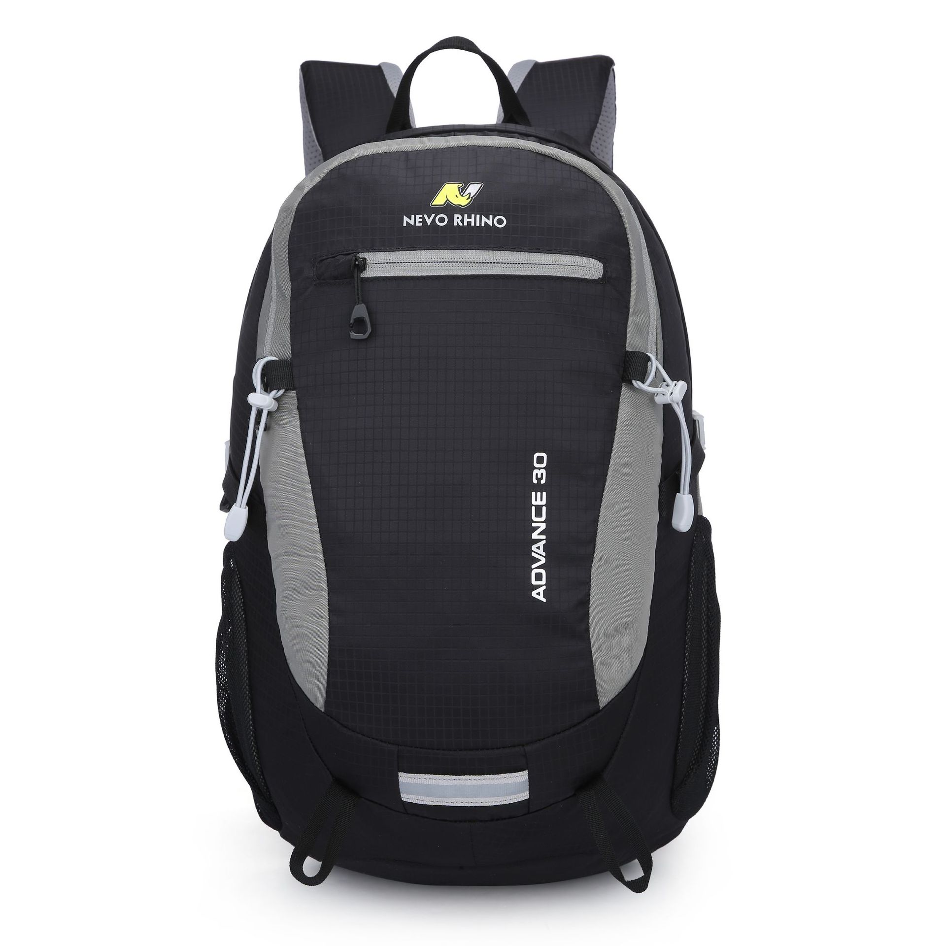 NEVO RHINO-Mochila deportiva para hombre y mujer, morral escolar de 30l para escalada, viaje, acampada, senderismo: Negro