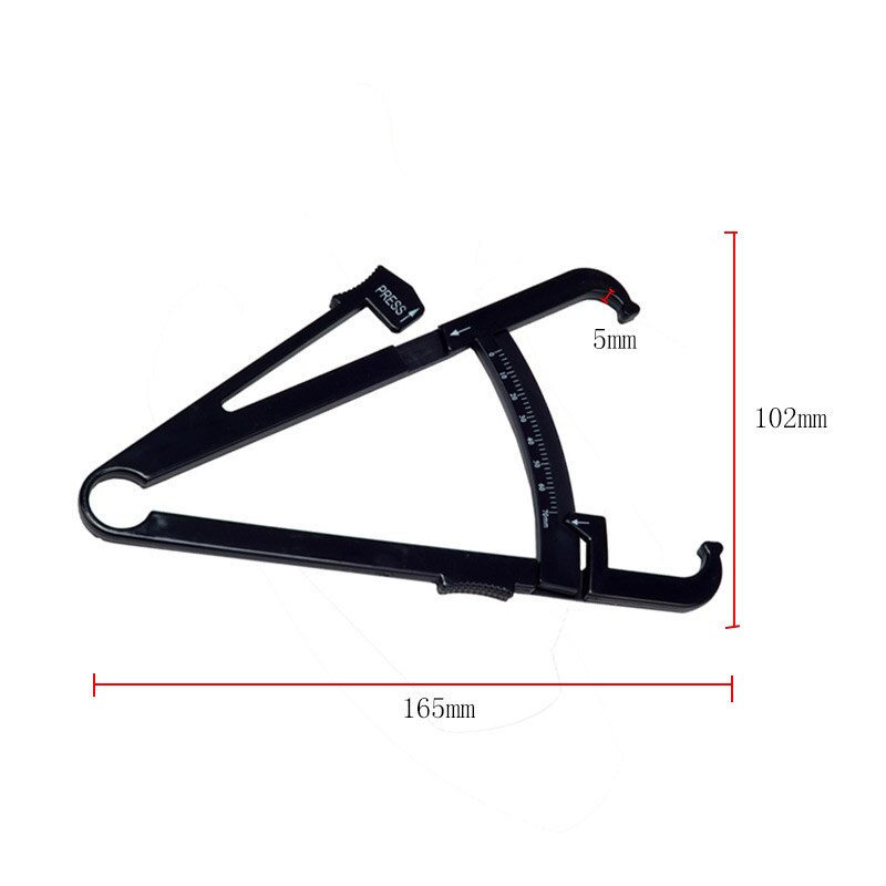 Calibrador de grasa corporal portátil, cinta métrica de Fitness para perder peso, para coser ropa, equipo retráctil de Fitness: 10