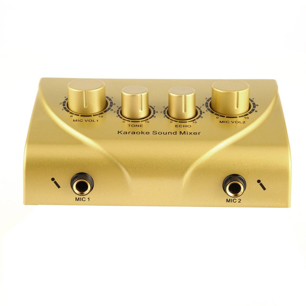 Karaoke Sound Mixer Audio System Portable Mini Digital Audio Sound Karaoke Machine Echo Mixer System