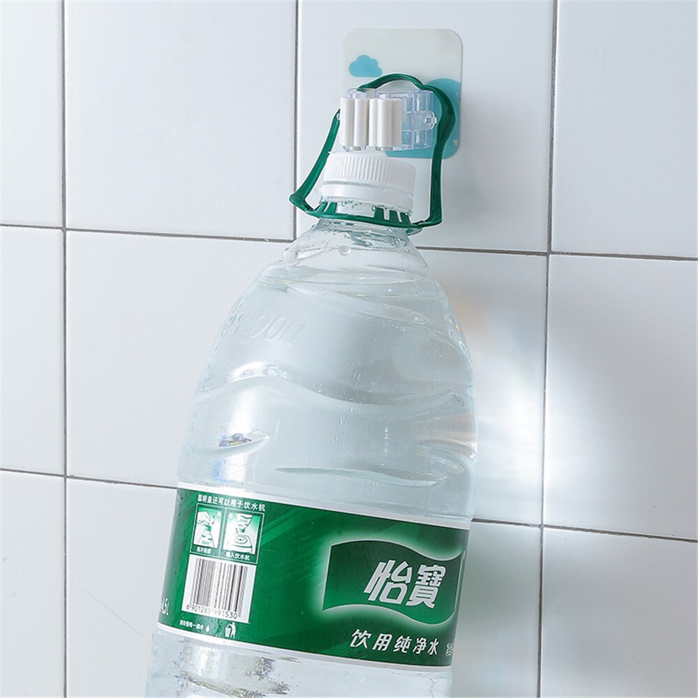 Kitchen Bathroom Organizer Hanging Kitchen Tool Wall Mounted Storage Mop Holder Rack Brush Broom Hanger Storage Rack Holder