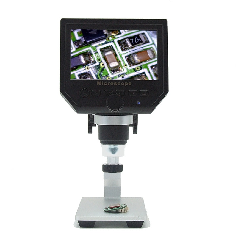 Microscope numérique, 600x4.3 pouces HD LCD, outil de soudage, vidéo électroniques, caméra loupe sur support USB bga réparation de téléphone