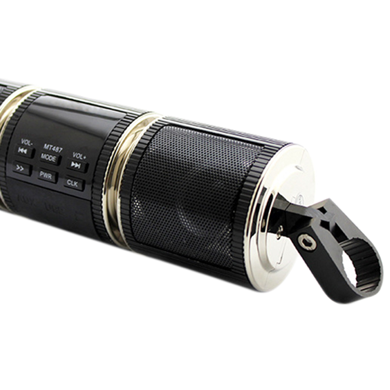 DHBH-Bluetooth Motorcycle Handlebar Audio Amplifier Stereo Speaker System Mp3 Usb 12V