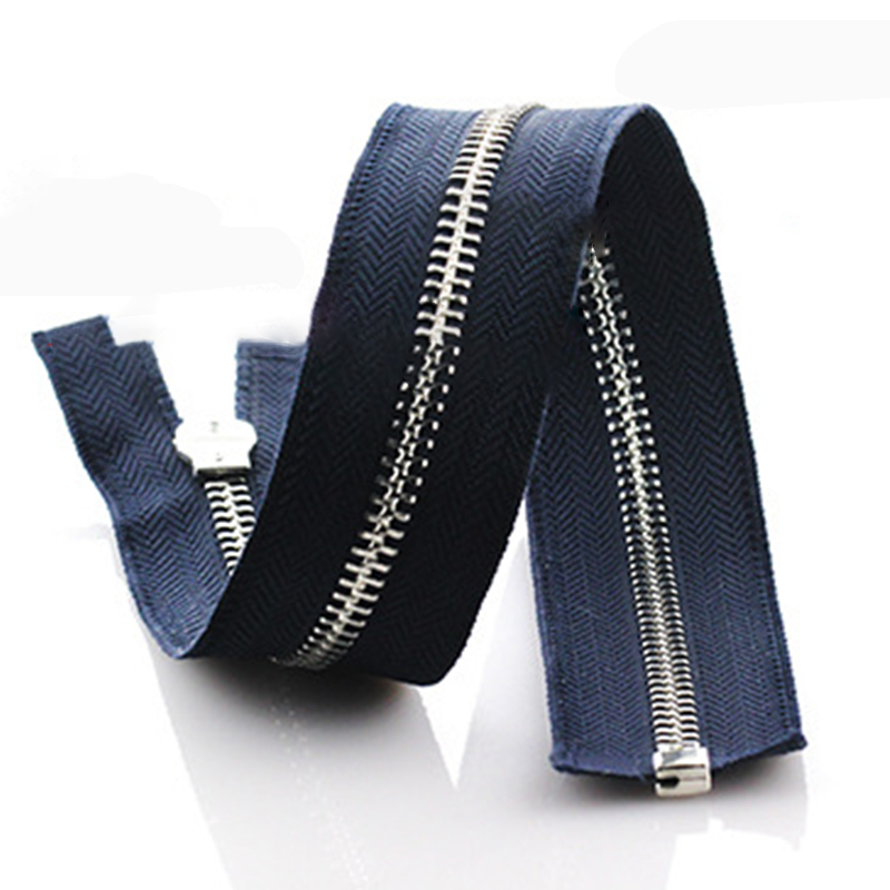 5# 55/65/75cm Open-End Auto Lock Metal Zipper Diy Handcraft For Clothing Pocket Garment Shoes Bags Sewing Accessori