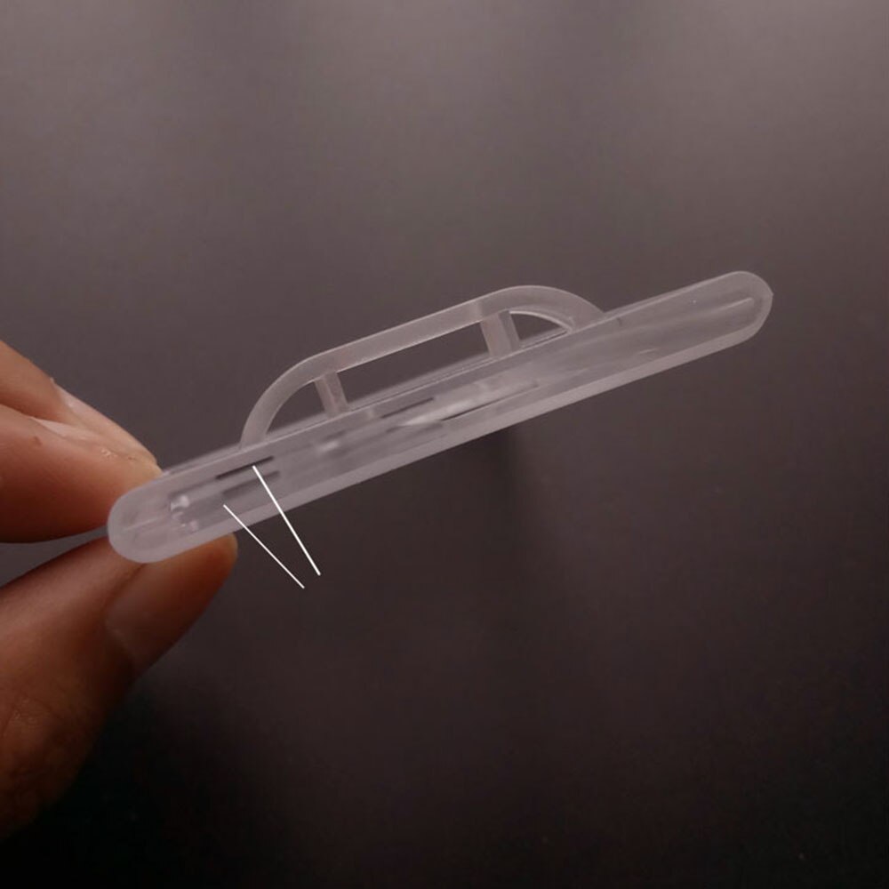 1PC Vertical Hard Plastic ID Badge Holder Double Card Cover Pocket Bus Card PC Matte Transparent Bank Credit Card Holder