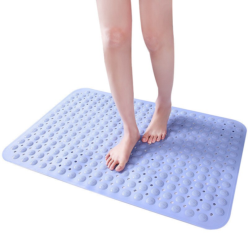 Badmat 36X71Cm Zuignap Veiligheid Douche Bad Matten Antislip Badkamer Vloermat Pvc Waterdichte Massage voet Pad