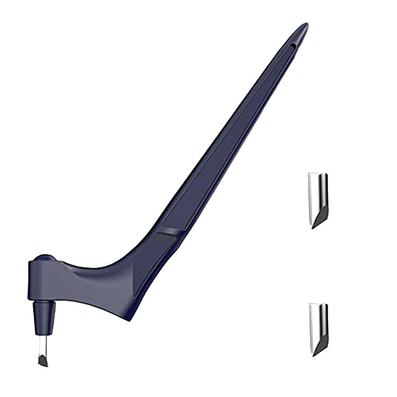 1 Set Craft Cutting Tools Stainless Steel Craft Knives with 360-degree Rotating Blade Art Cutter for Crafts Hobby Scrapbooking S: B