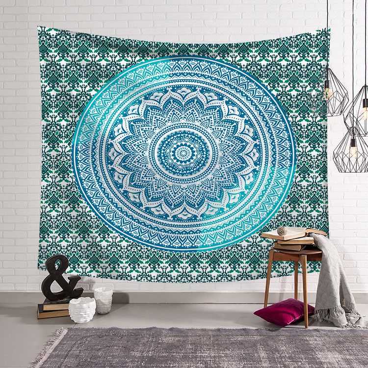 Chakra Bohemian Tapijt Muur Opknoping Wandtapijten Deken Decoratie Voor Thuis Muur Stof: 150x130cm / YA24