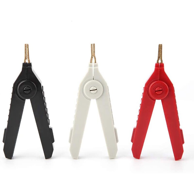 3Stck Alligator Klemmen Kupfer Gold Überzogen Alligator Klemme LCR Kelvin Prüfung Clip 20A Vergoldung Kupfer Alligator Schellen: Ursprünglich Titel