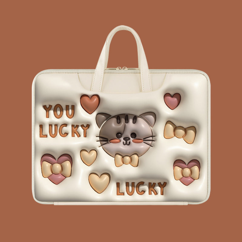 Uitbreidbare Air-laptoptas voor 13/14 inch computer 15,6 inch laptoptas: Black