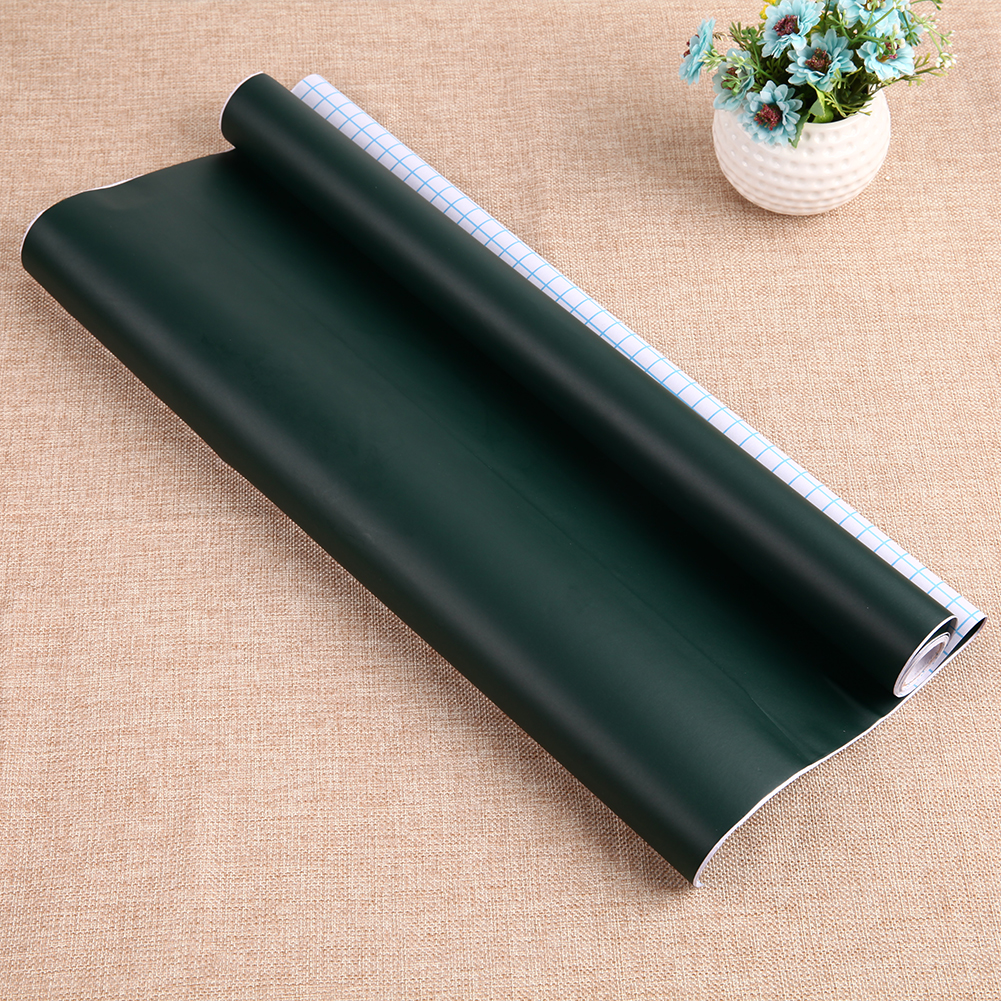 45*110 Wall Chalkboard Sticker PVC Blackboard Stickers Kids Drawing Writing Removable Decals with Chalks Office School Supplies