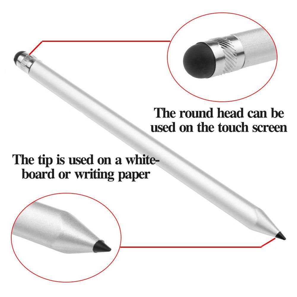Stylet tactile à double tête, 1 pièce, stylo à condensateur capacitif de pour i-pad pour téléphone Samsung tablette PC accessoires