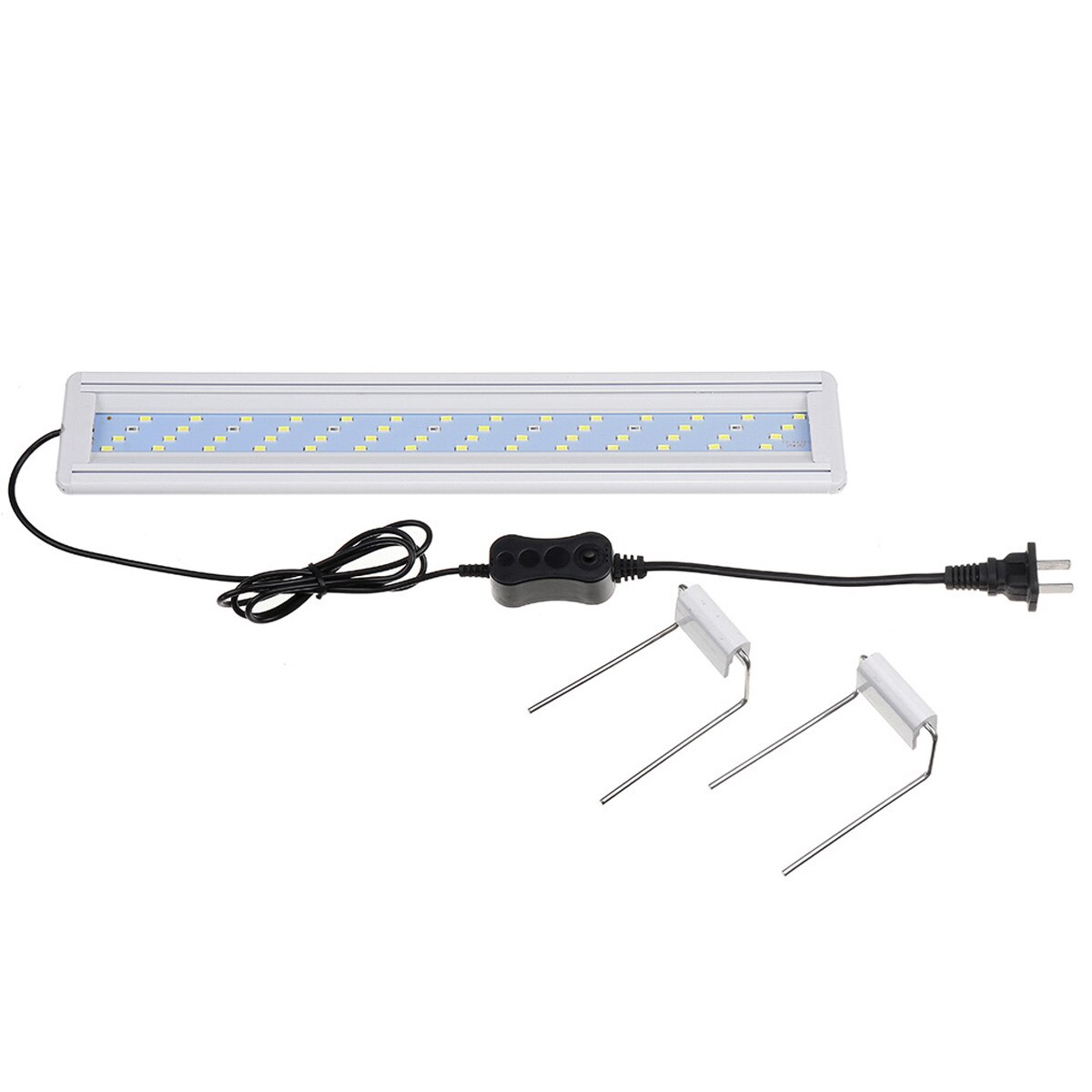 Fish Tank Lamp LED Fish Tank Light Hood Aquarium Led Light Aquarium Lighting with Extendable Brackets for 20-80CM Fish Tank: 40Cm US Plug