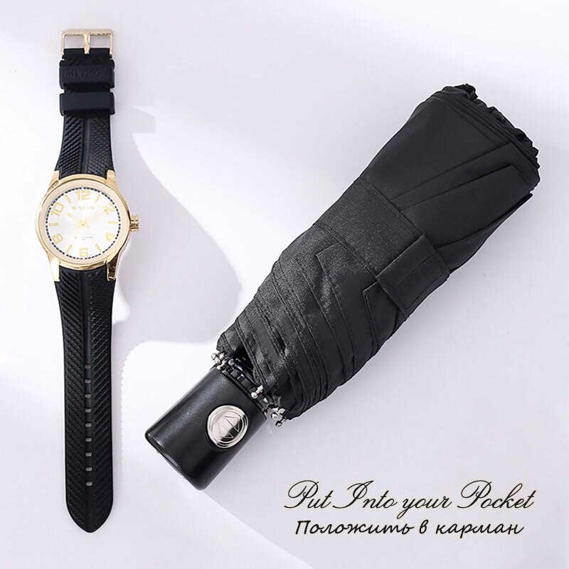 Ultraleicht Mini Tasche Regenschirm Regen Frauen Männer Voll Automatische 5 Falten Wasserdichte Regenschirm Regen Kleine зонт женский freundlicher Sonnenschirm