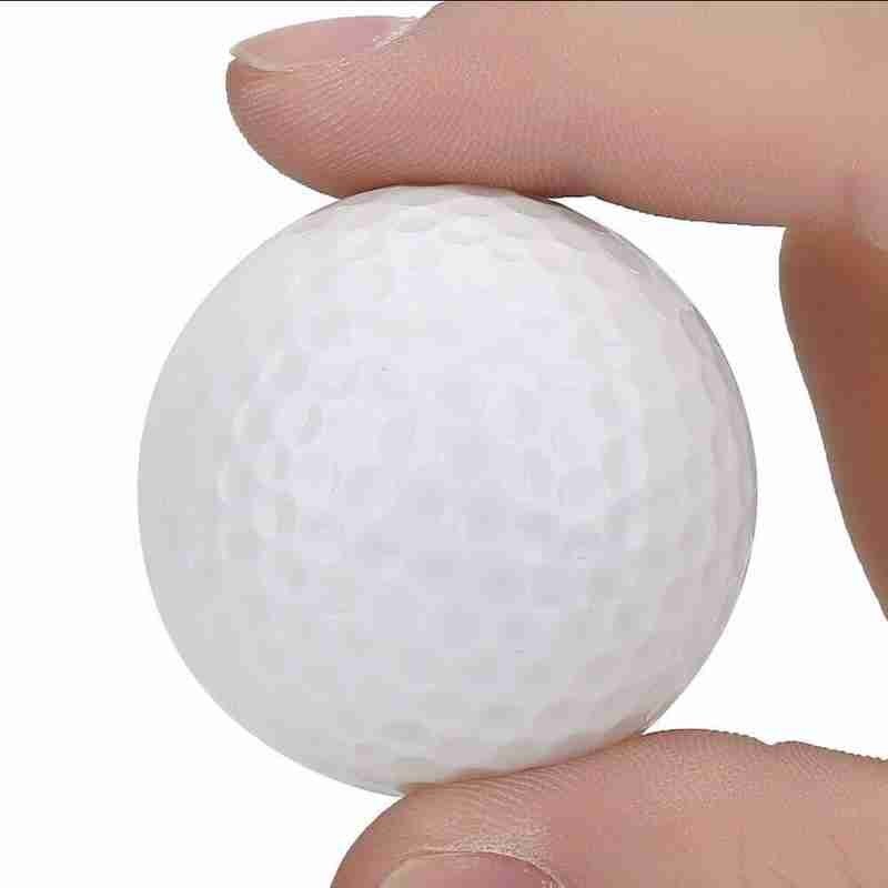 1/2Pcs Led Golfbal Synthetisch Rubber Lichtgevende Golf Willekeurige Kleur Geschikt Voor Nacht Gebruik Outdoor Golf Leveringen led Golfbal
