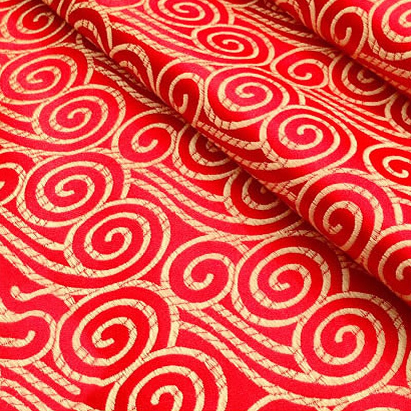 Brocado tejido de seda jacquard satinado, material para costura de cheongsam y kimono, decoración interior, telas para disfraces: 10