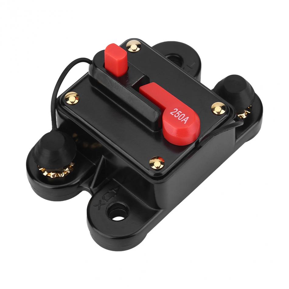 Disjoncteur de Circuit disjoncteur 12V cc | Disjoncteur de voiture, disjoncteur de voiture, fusible reconfigurable, onduleur pour voiture, vélo de bateau maritime 250A