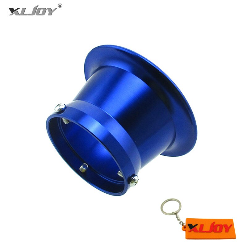 XLJOY Racing-carburador de 50mm, filtro de aire, trompeta, embudo de pila de velocidad para PWK24 PWK26 PWK28 PWK30: Blue