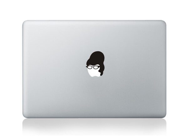Härlig pvc dekal laptop klistermärke för macbook air pro retina 11 12 13 15 svart partiell hud klistermärke för mac book air 13 capa para: Mb svart-logotyp  (13)