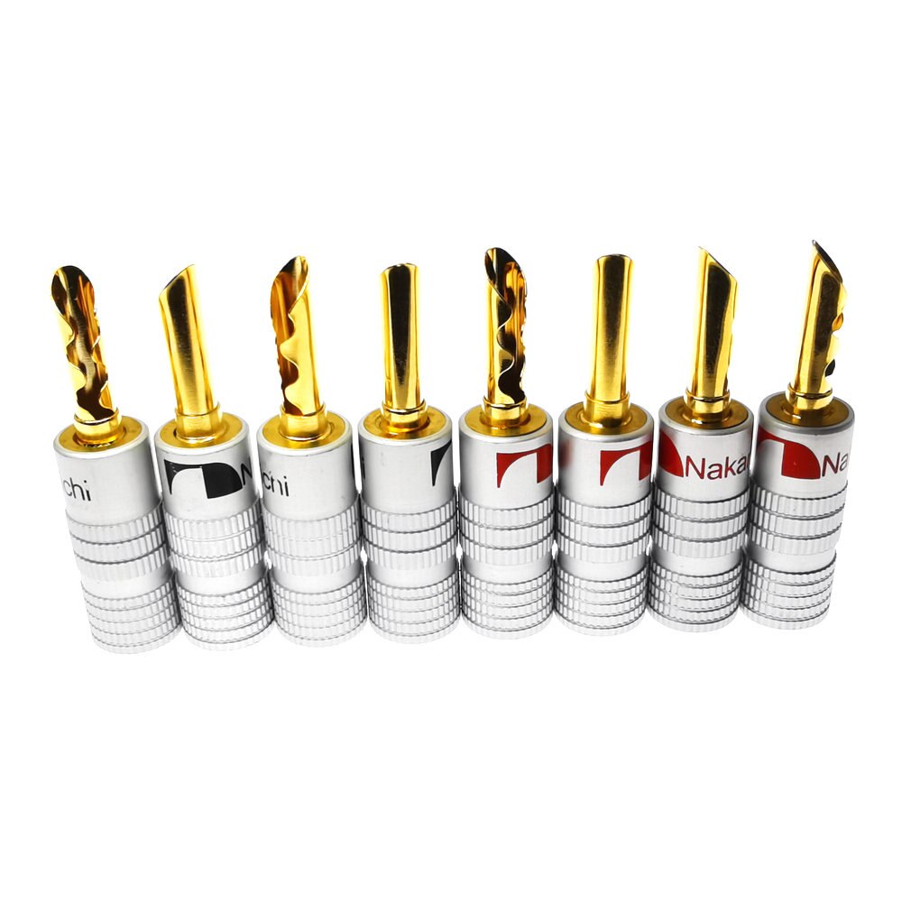 4PCS Nakamichi Speaker Banana plug connectors