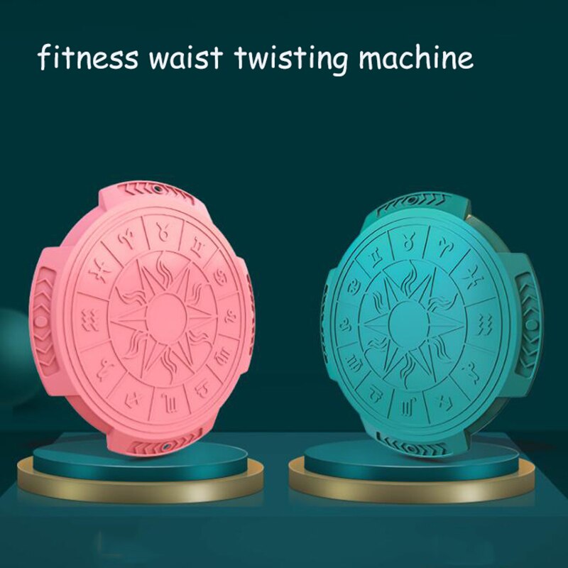 Waist Twisting Disc Exercise Board Twist Board Exercise for Aerobic Weight Loss Equipment Twisting Plate with Resistance Bands