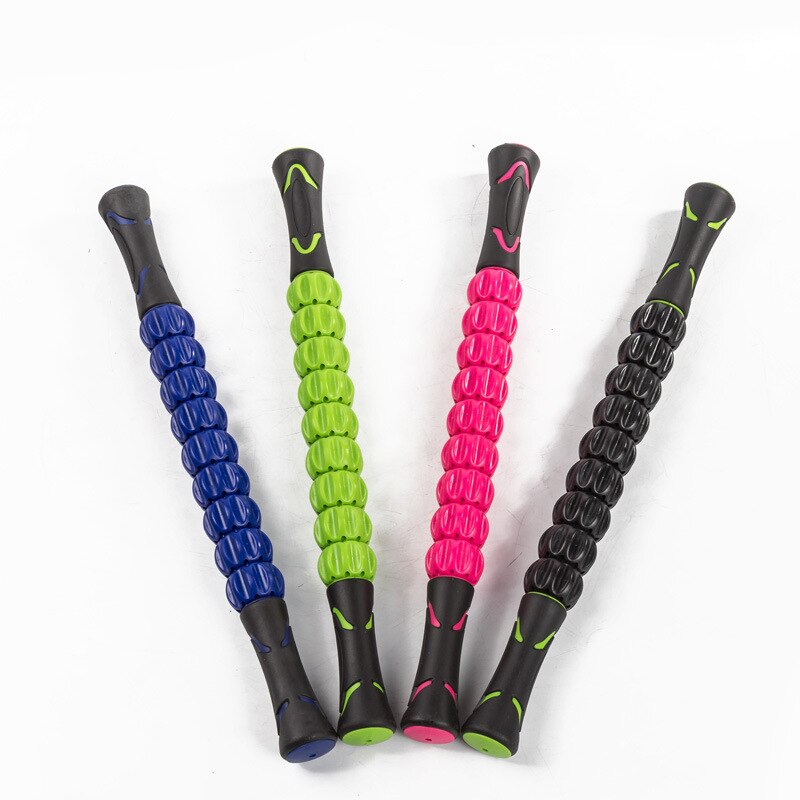 Spierroller stick lichaamsmassager voor het verlichten van spierpijn, krampen, lichaamsmassageroller, verlichting van spierpijn, vermindering van stijfheid