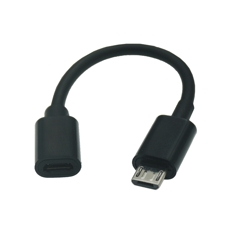 Micro Usb Male Naar Vrouwelijke Usb 2.0 Korte Kabel Converter Uitbreiding Adapter 10Cm 25Cm 50Cm 100Cm 150Cm 200Cm Kabel