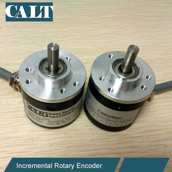 CALT GHS3805 sortie push pull A B Z signal 5mm arbre plein incrémantal capteur d'angle de rotation optique encodeur