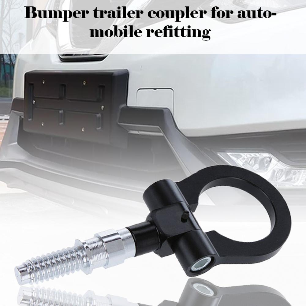 Car Modified Front Bumper Trailer Hook Universal Racing Modified for European Round Front Bumper Small Trailer Hook