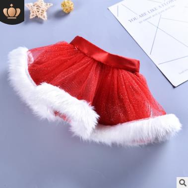 Nueva ropa de bebé recién nacido Navidad niñas princesa vestido Ballet rojo chica falda niños ropa: 24 meses