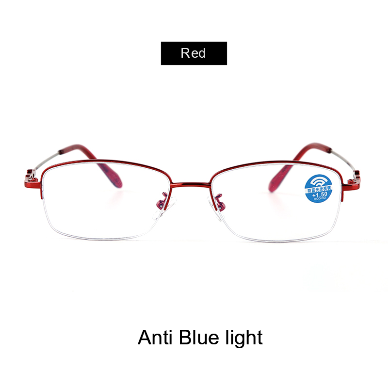 BLMUSA Titanium Progressive Multifocal Reading Glasses Men Anti Blue Light Glasses Women Eyewear For Elderly Blue Light Readers