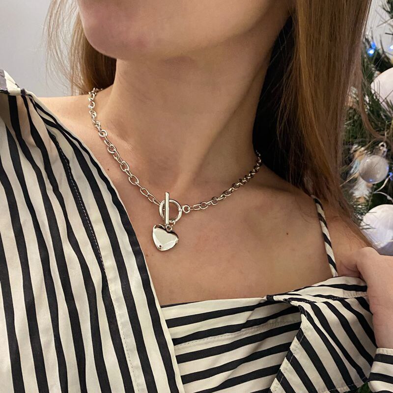 Collar de cadena de eslabones dorados estilo Hip Hop para mujer, Gargantilla gruesa, grande, cubana, joyería Punk: 144ENS0001868