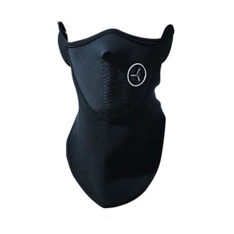 Balaclava de esqui, máscara quente de lã quente para proteção de meio rosto, ski, snowboard, ciclismo, proteção para pescoço e lenço