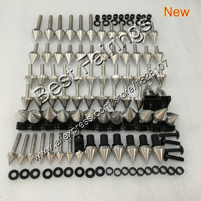 Fairing bolts full screw kit For SUZUKI GSXR600 GSXR750 06 07 GSXR 600 750 K6 GSX R600 R750 2006 2007 Complete Body screws Nuts