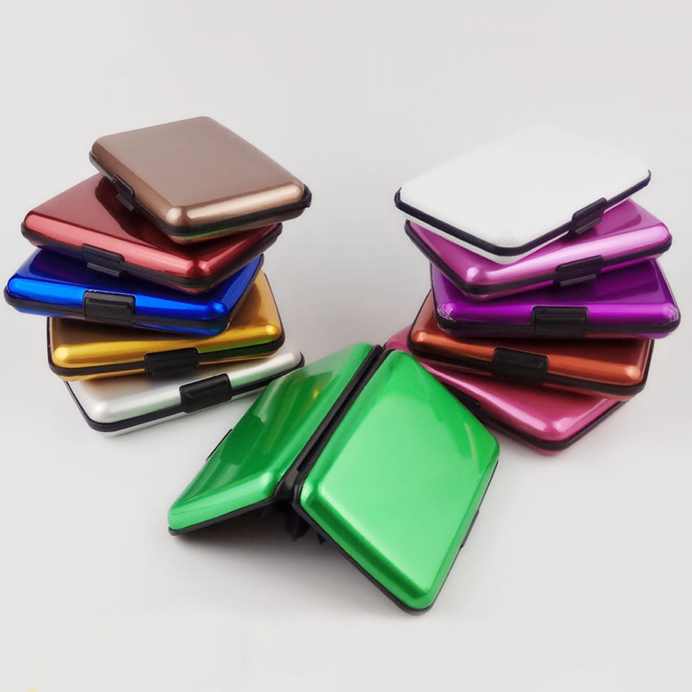 Business Card Case Houder Plastic Pocket Case Box Cover Credit Opbergtas Waterdichte Kaarthouder Portemonnee Voor Vrouwen Mannen