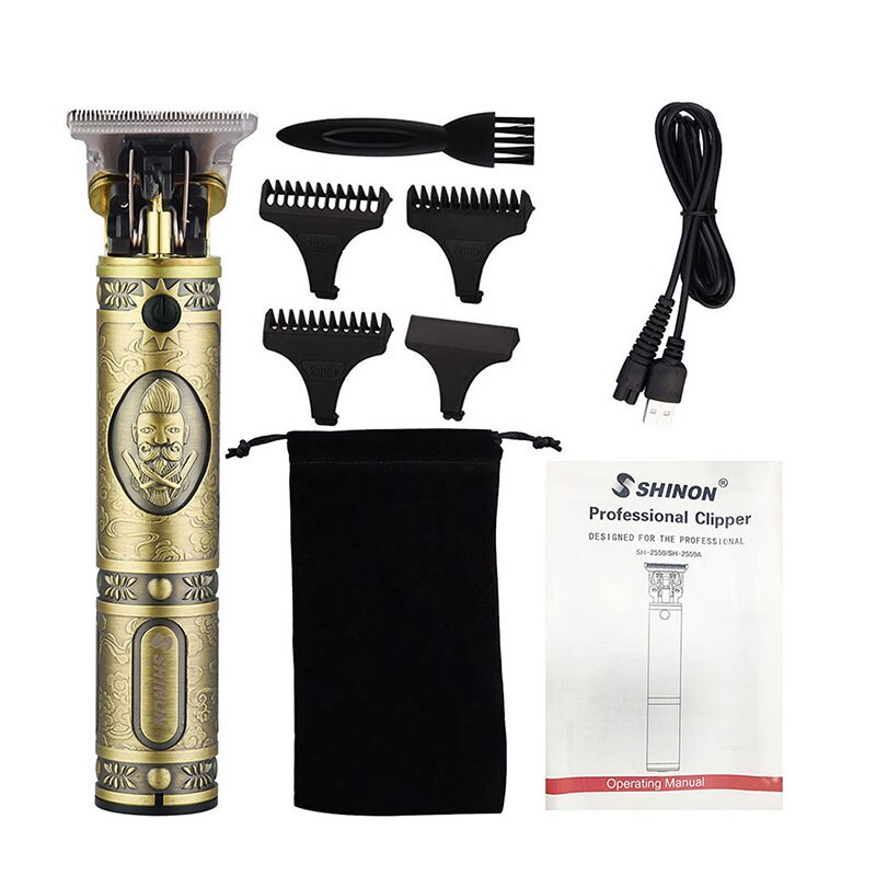 Elektrische Tondeuse Oplaadbare Scheerapparaat Baard Trimmer Professionele Mannen Haar Snijmachine Baard Kapper Tondeuse: NO Box7