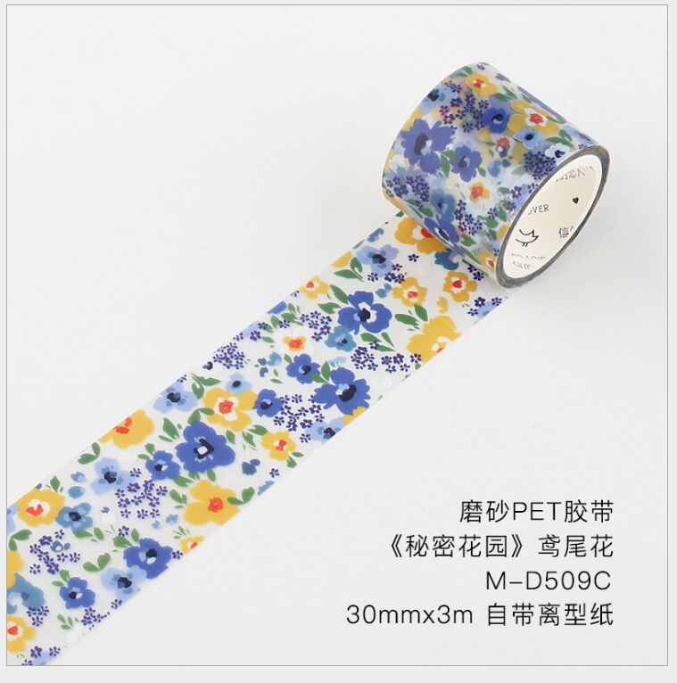 30mm jardin Secret fleur branche marguerite Iris tulipe animal washi ruban bricolage planificateur journal scrapbooking ruban de masquage: garden iris tape