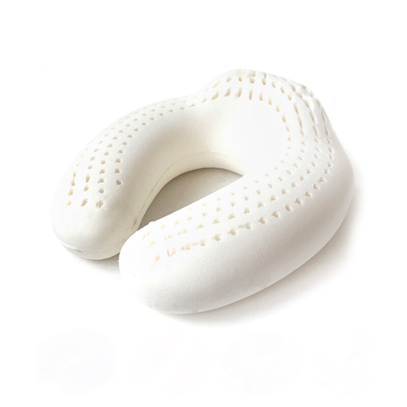 Naturlig latex pude u-formet tyk gummi bil pude u-formet rejse fly sundhed pude fly