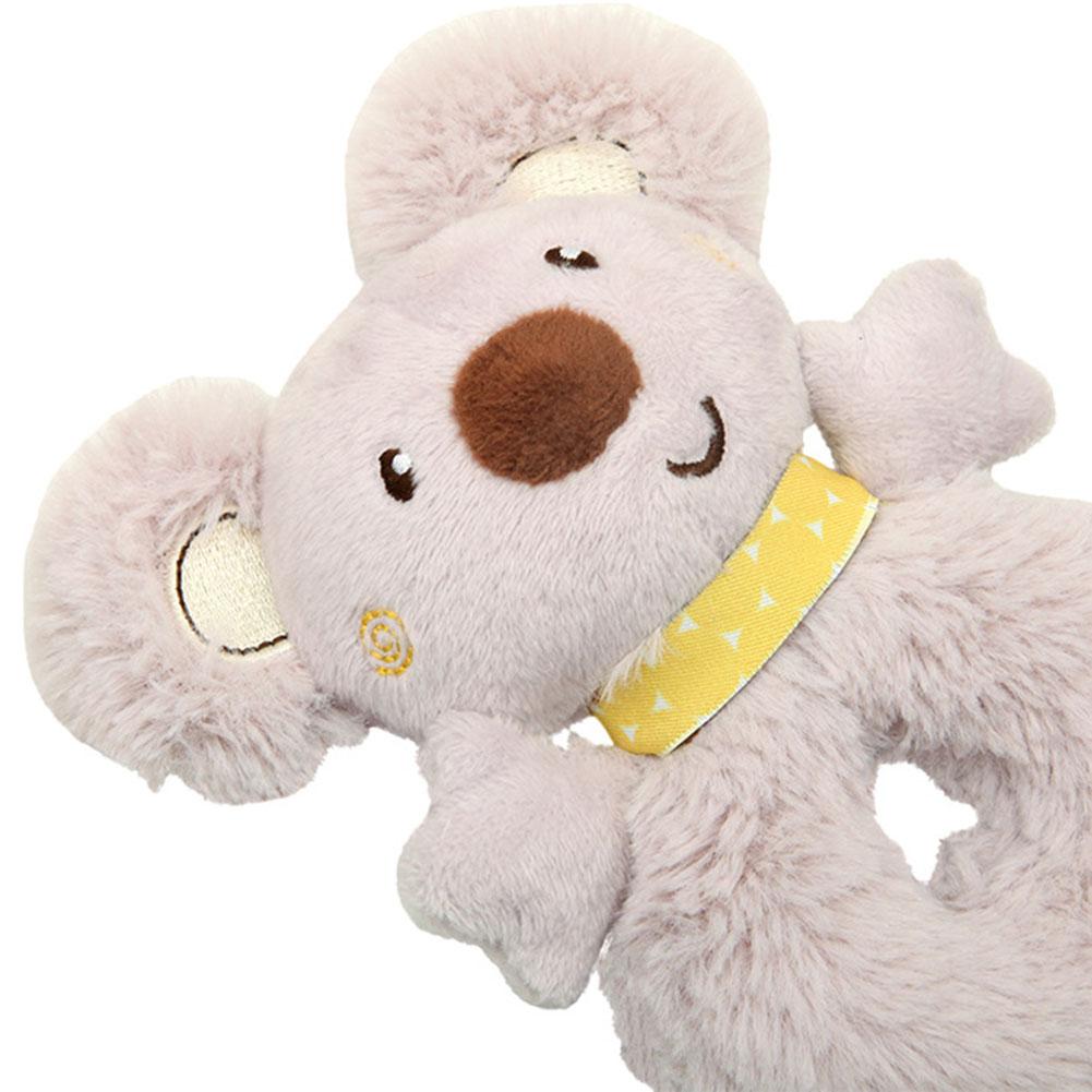 Baby Dier Rammelaar Koala Rammelaar Ring Knuffel Milieubescherming PP Katoen Padding Ingebouwde Ringer Cartoon Decoratie