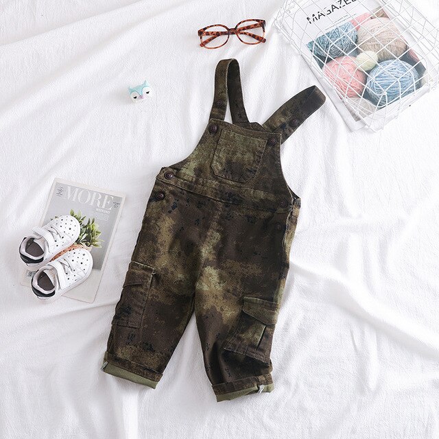 Kinder Overall Casual Camouflage Overalls für Jungen Herbst Kleinkind Baby Hosen Jungen Overall