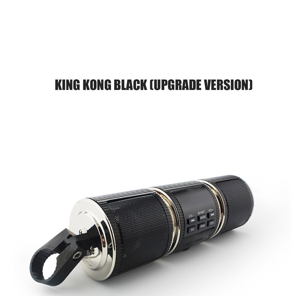 Motorcycle Bluetooth Music Player MP3 Waterproof Motorcycle Stereo Speaker MT487 FM Radio Adjustable LED Screen