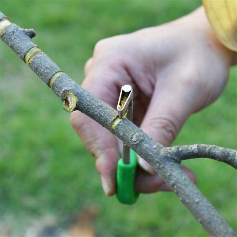 Garden Pruner Ring Barking Cutter Scissors Garden Fruit Tree Grape Girdling Knife Rings Tool Cutting Blade Pruning Hand Tools