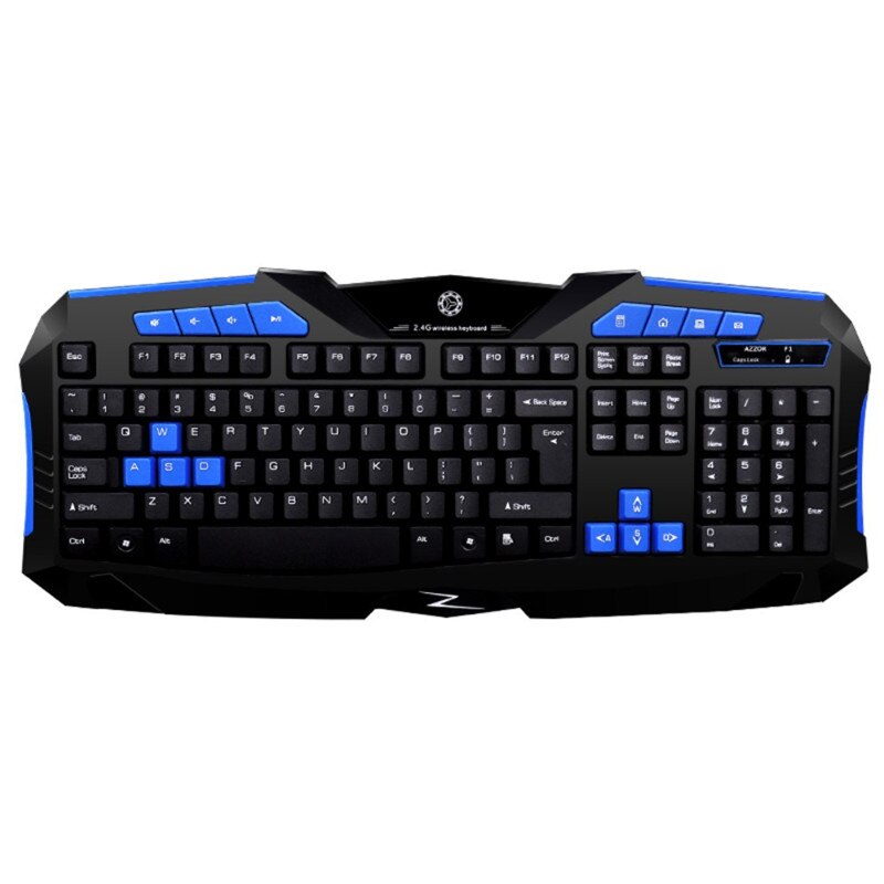 2,4G kabellos Spielen Tastatur Maus einstellen Tastatur dauerhaft USB Tastaturen 2400DPI Mäbenutzen Combos Mit usb-empfänger Für PC Laptop