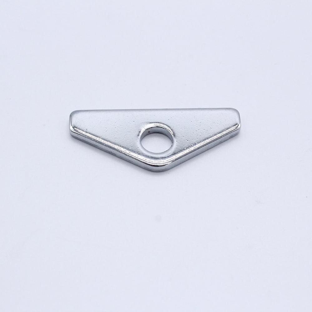 12Pcs Chrome Plated Bonnet Chrome Valve Cover Mini Tabs Hold Down Sbf Small Block For 289 302 351W