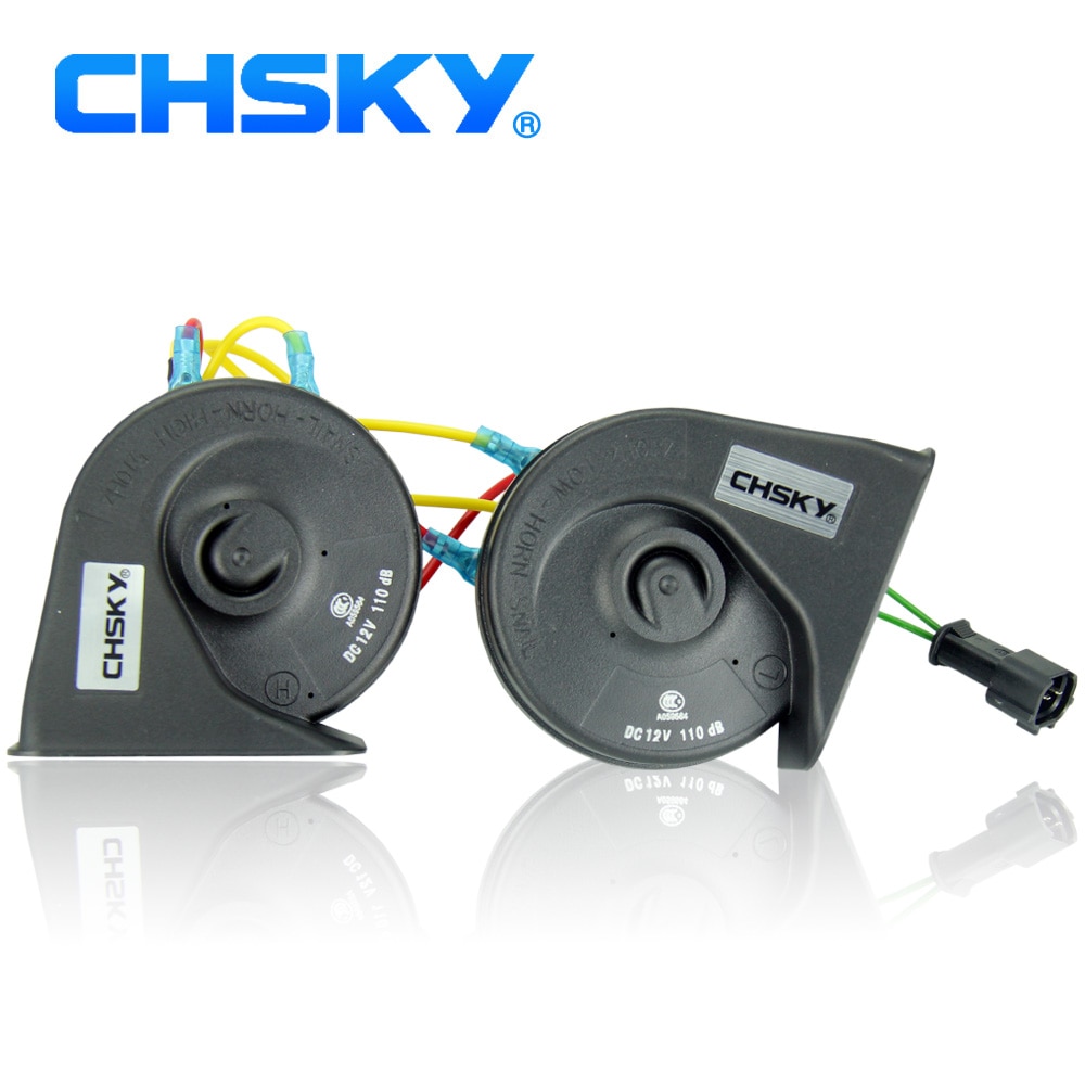 CHSKY-Klaxon de voiture à Klaxon en forme d'escargot, pour KIA Sportage , 12V, bruit 110-129db, décoration de voiture, longue durée, haute et basse