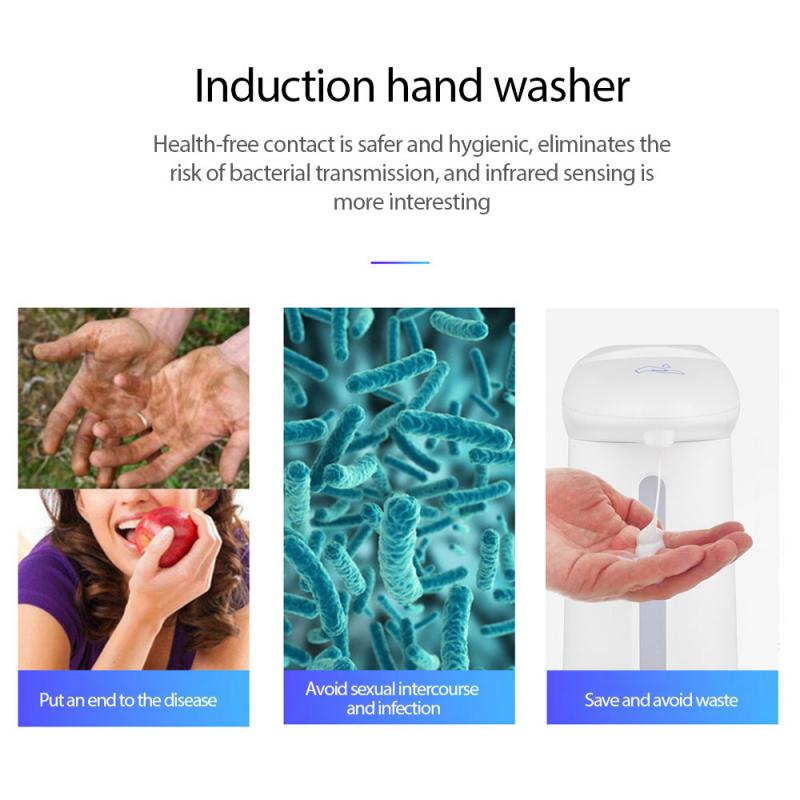 Antiseptic Dosificafor Soap Dispenser Touchless Smart Sensor Automatic Bathroom Gel Hydroalcoholic Hand Disinfection Machine