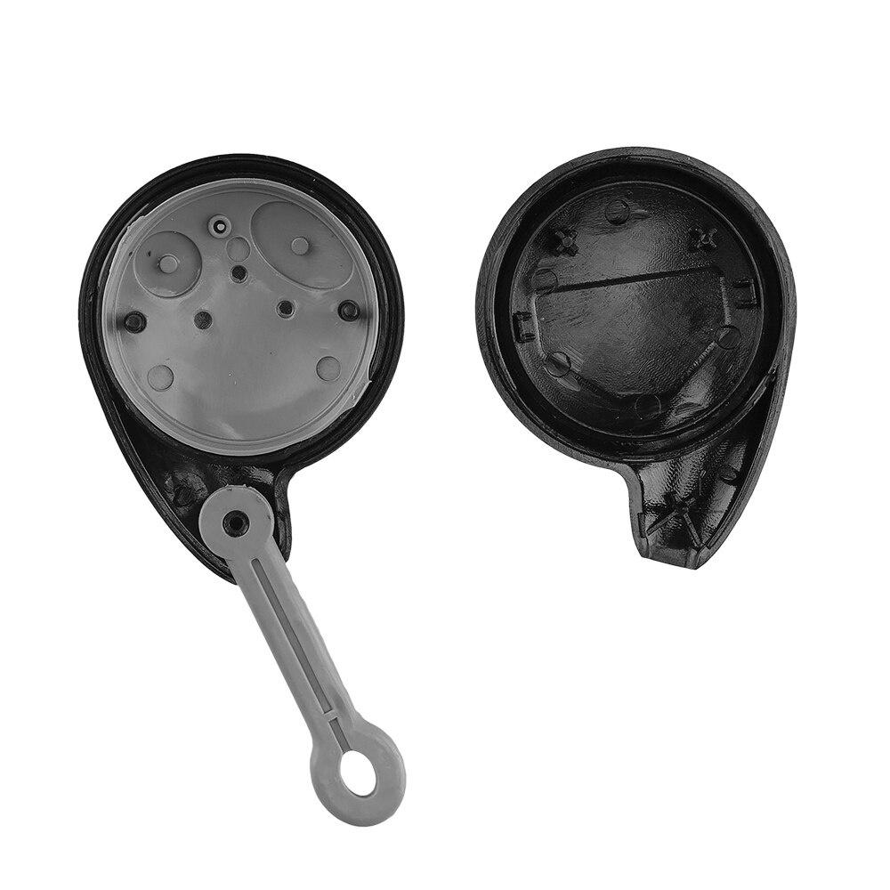 Keyyou erstatning fjernkontroll smart key shell fob case 2 button keyless entry for toyota for cobra alarm 7777 1046 3196 no battery