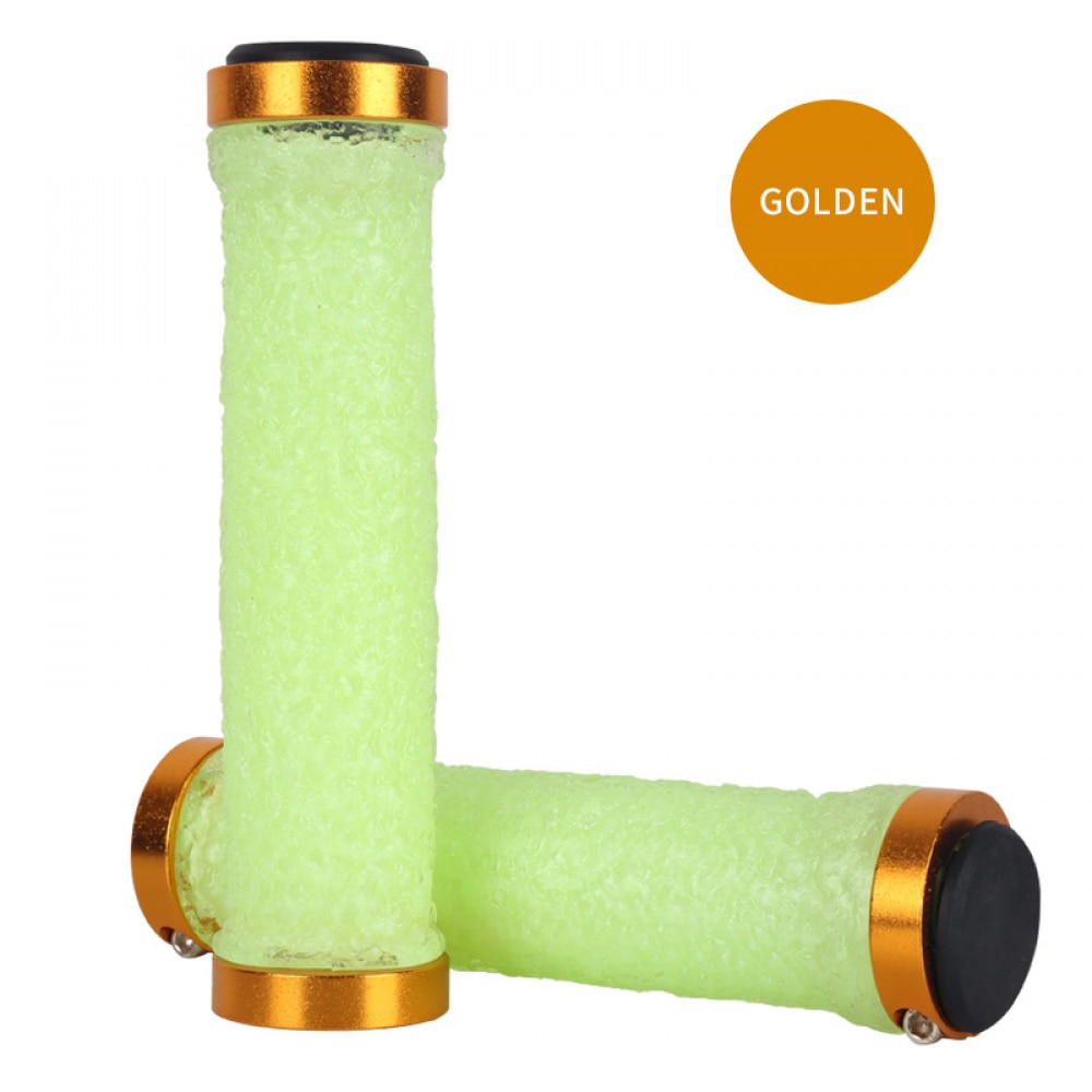 Poignées De Guidon Vélo VELO En Gel Silicone - 135 Mm - Noires - Neuves