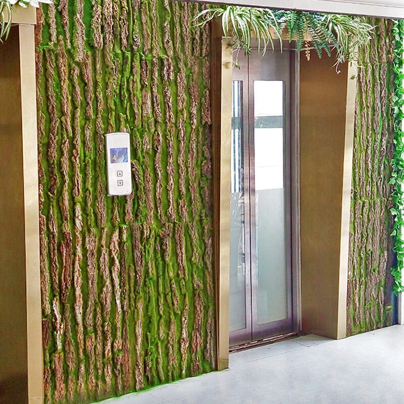 Simulation d'écorce d'arbre de , décoration de maison, jardin, égouts, faux arbre vert, mousse, décoration de mariage, arbre artificiel