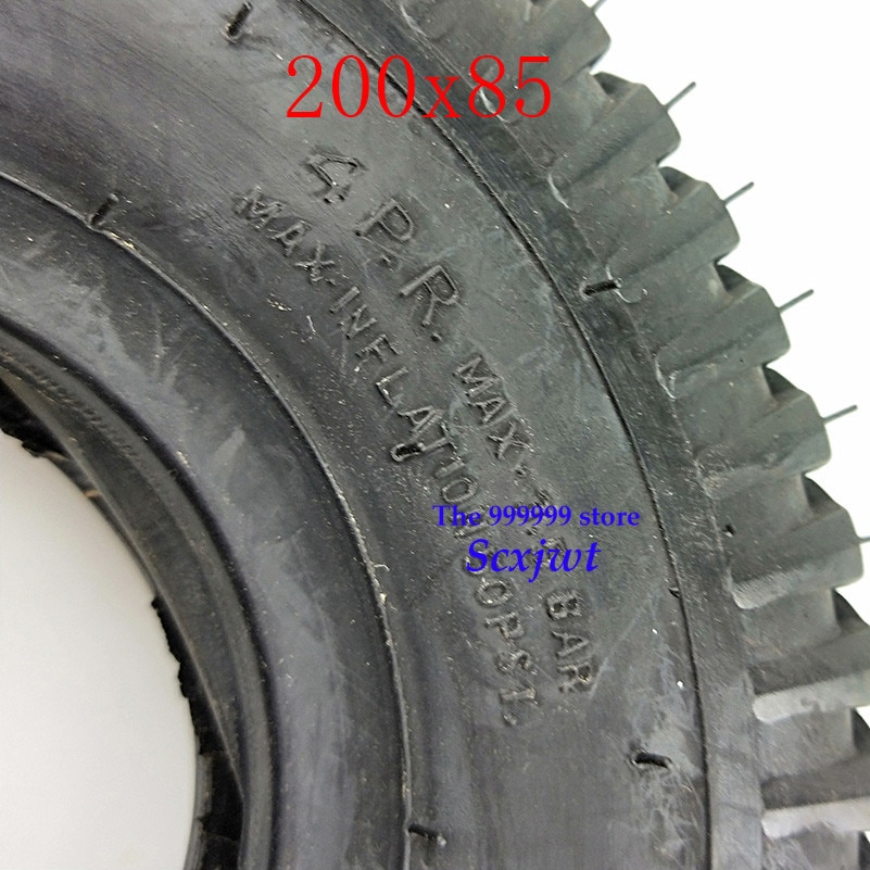 Goo 260x85 Tire and Inner Tube 3.00-4(10"x3", 260*85) Knobby Scooter, ATV and Go Kart Tire and Tube Motor Tire